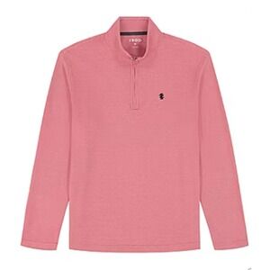 ✨ IZOD Luxury Sport‎ Men's Quarter-Zip Pullover – Holly Berry, Size L ✨